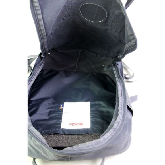 FJALLRAVEN KANKEN GRAY COTTON CANVAS BACKPACK LAPTOP SHOULDER BAG HANDBAG PURSE - Picture 12 of 13